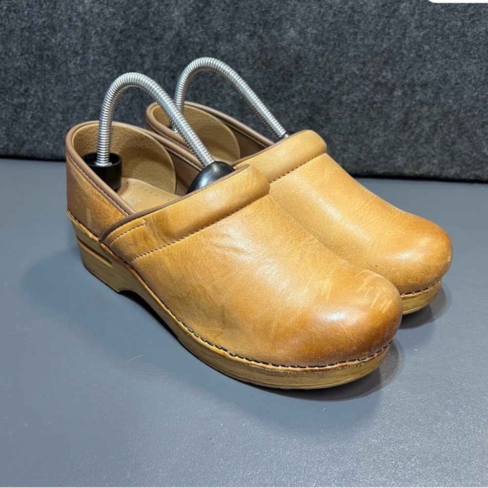 Dansko Honey Tan Clogs